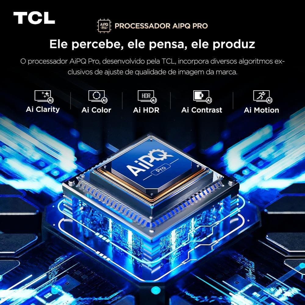 Smart TV TCL 50 Polegadas QLED Mini LED 4K C6KS WiFi Bluetooth Google TV HDR10+ Dolby Atmos 50C6KS - Imagem 4