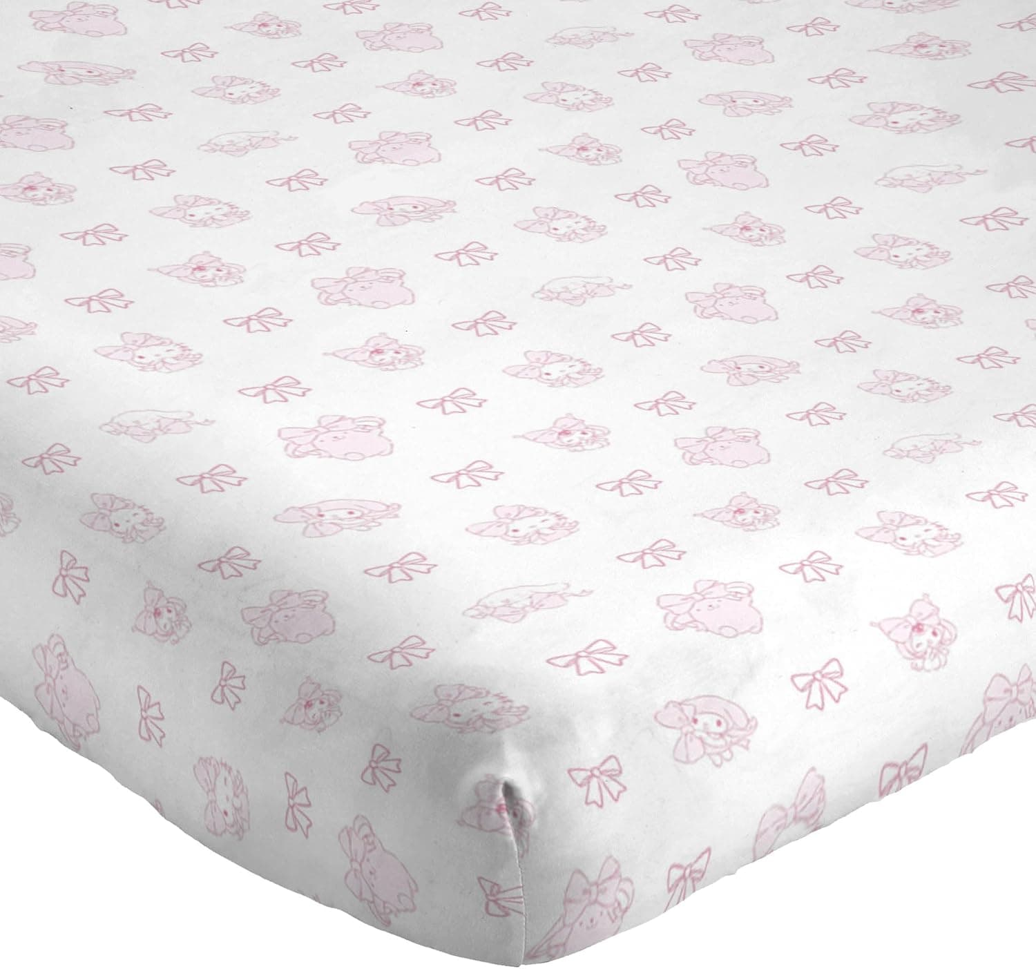 Jay Franco Jogo de lençol com elástico, lençol de cima e capa de travesseiro - roupa de cama ultramacia com fronha para decoração de quarto, multi - Hello Kitty, 4 peças queen - Imagem 3