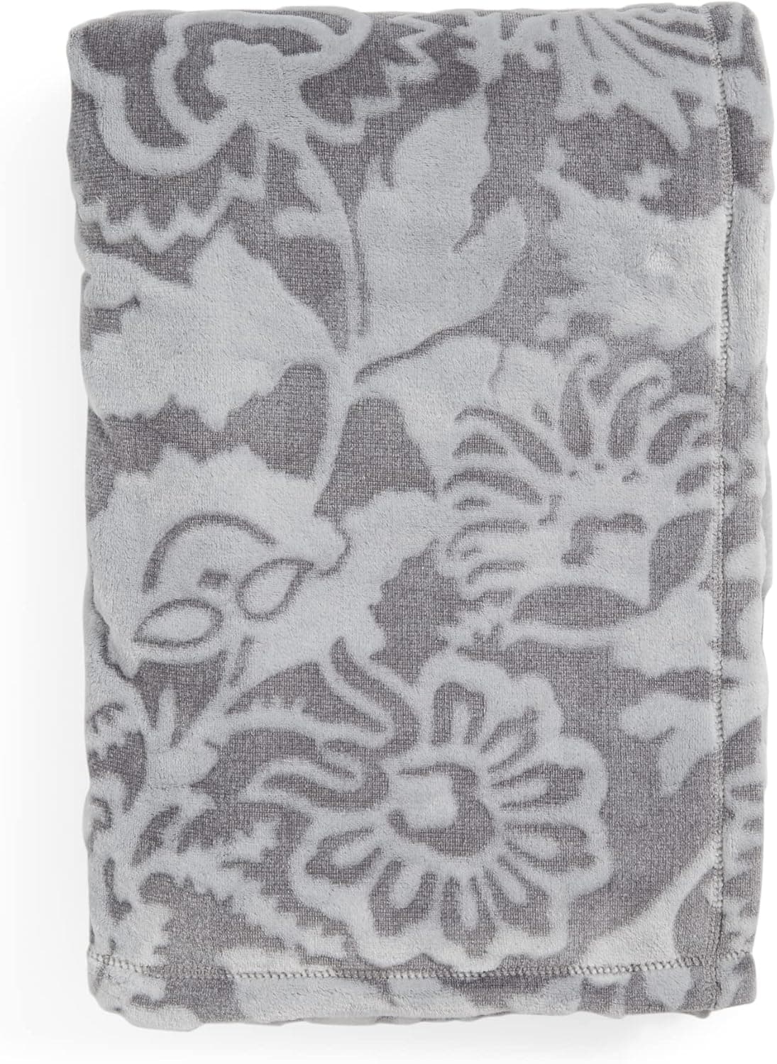 Vera Bradley Cobertor de Pelúcia de Lã, Mantinha Fleece Solteiro, Cobertores e Mantas, Tonal Cinza Java Galaxy - Imagem 4