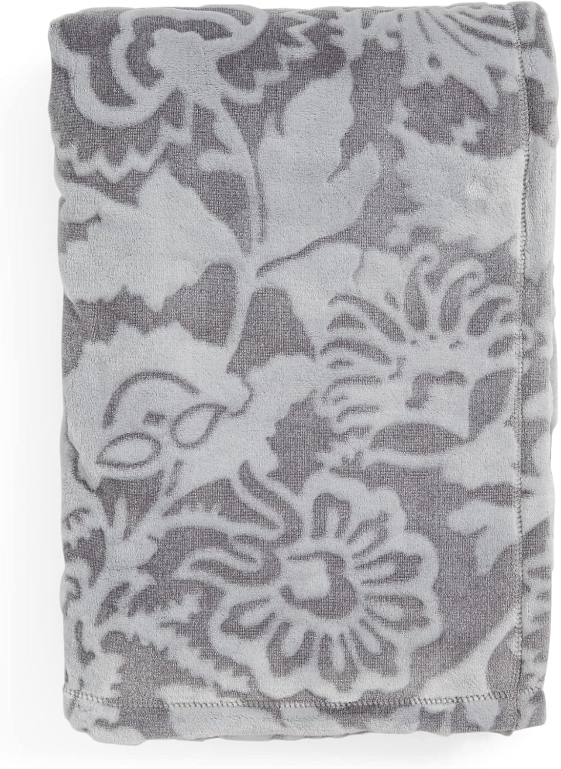 Vera Bradley Cobertor de Pelúcia de Lã, Mantinha Fleece Solteiro, Cobertores e Mantas, Tonal Cinza Java Galaxy - Imagem 4