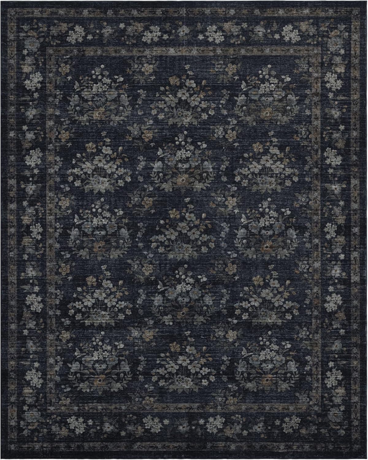 Tapete antiderrapante lavável de 10 x 15 cm para sala de estar, sala de jantar, quarto, casa, escritório, entrada, vintage, macio, não derrama, envelhecido, tapete de área - Imagem 3