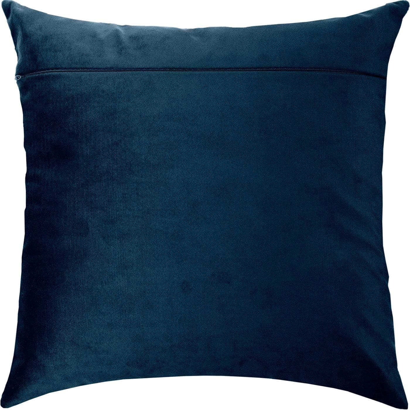 Brvsk Azul escuro. Suporte de veludo para travesseiros 40 × 40 cm (com zíper) da Europa