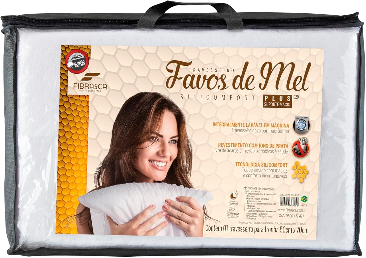 Travesseiro Favos de Mel Plus
