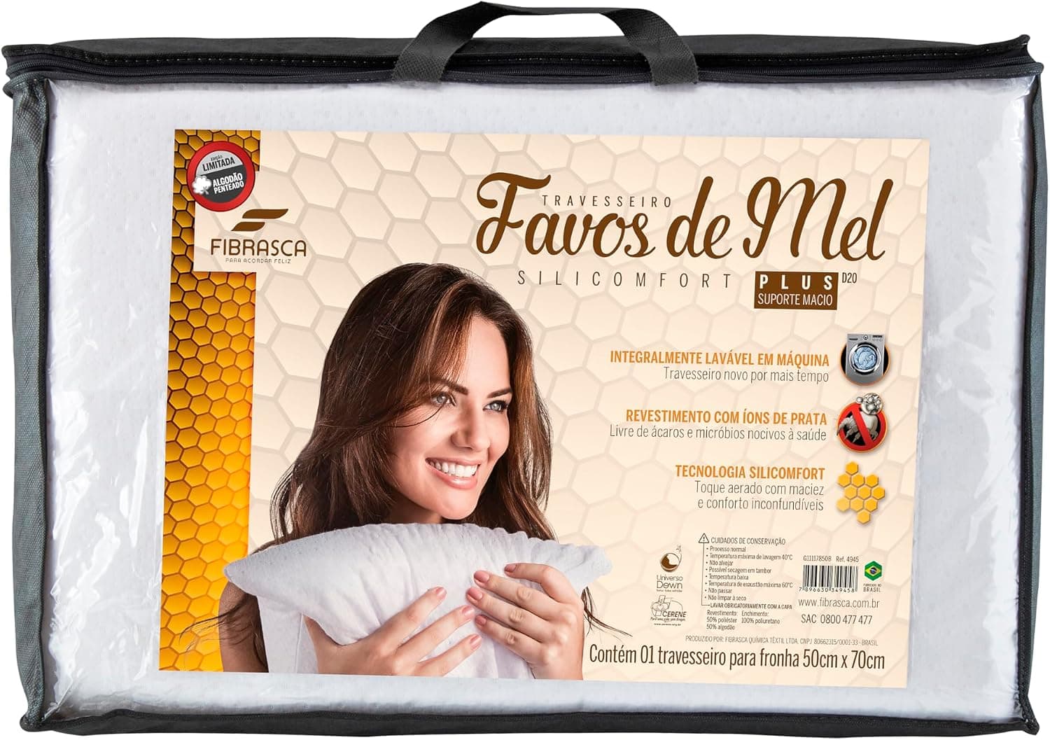 Travesseiro Favos de Mel Plus