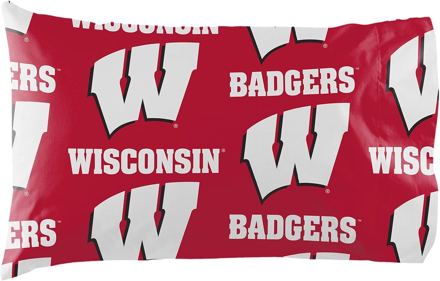 Northest NCAA Wisconsin Badgers conjunto de cama em uma bolsa, solteiro, giratório - Imagem 4