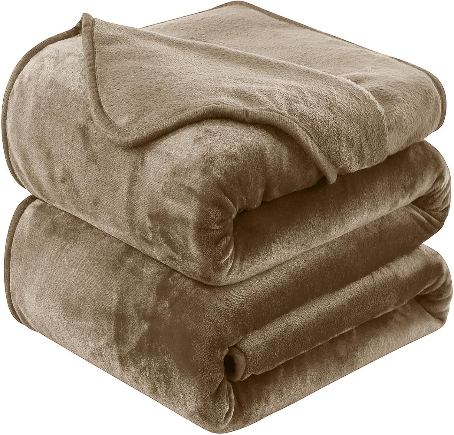 Cobertor macio tamanho king para todas as estações, micropelúcia felpuda, leve, lã térmica, verão, outono, inverno, primavera, cobertores para cama king calking, sofá, 238 x 260 cm, cinza