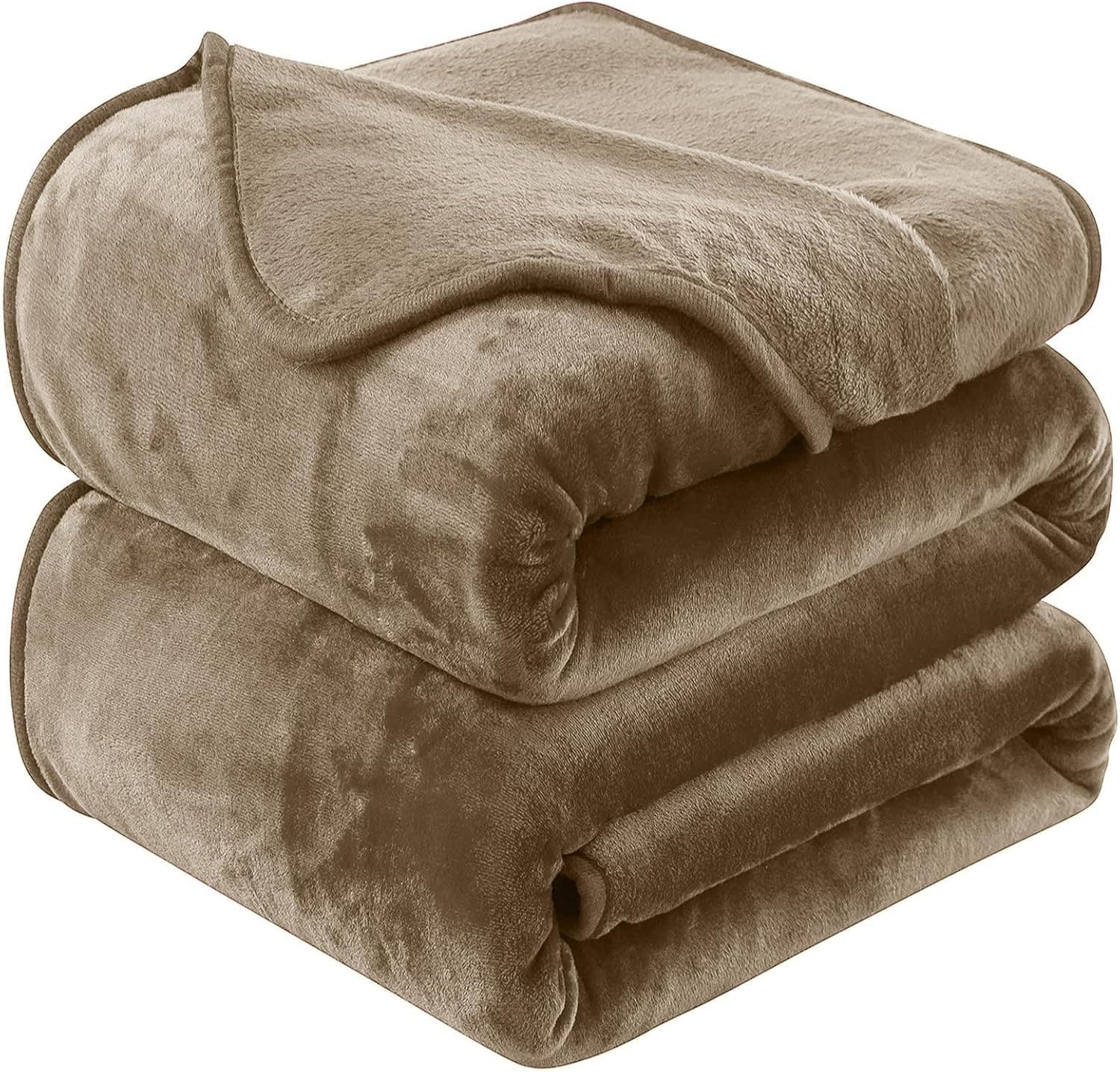 Cobertor macio tamanho king para todas as estações, micropelúcia felpuda, leve, lã térmica, verão, outono, inverno, primavera, cobertores para cama king calking, sofá, 238 x 260 cm, cinza