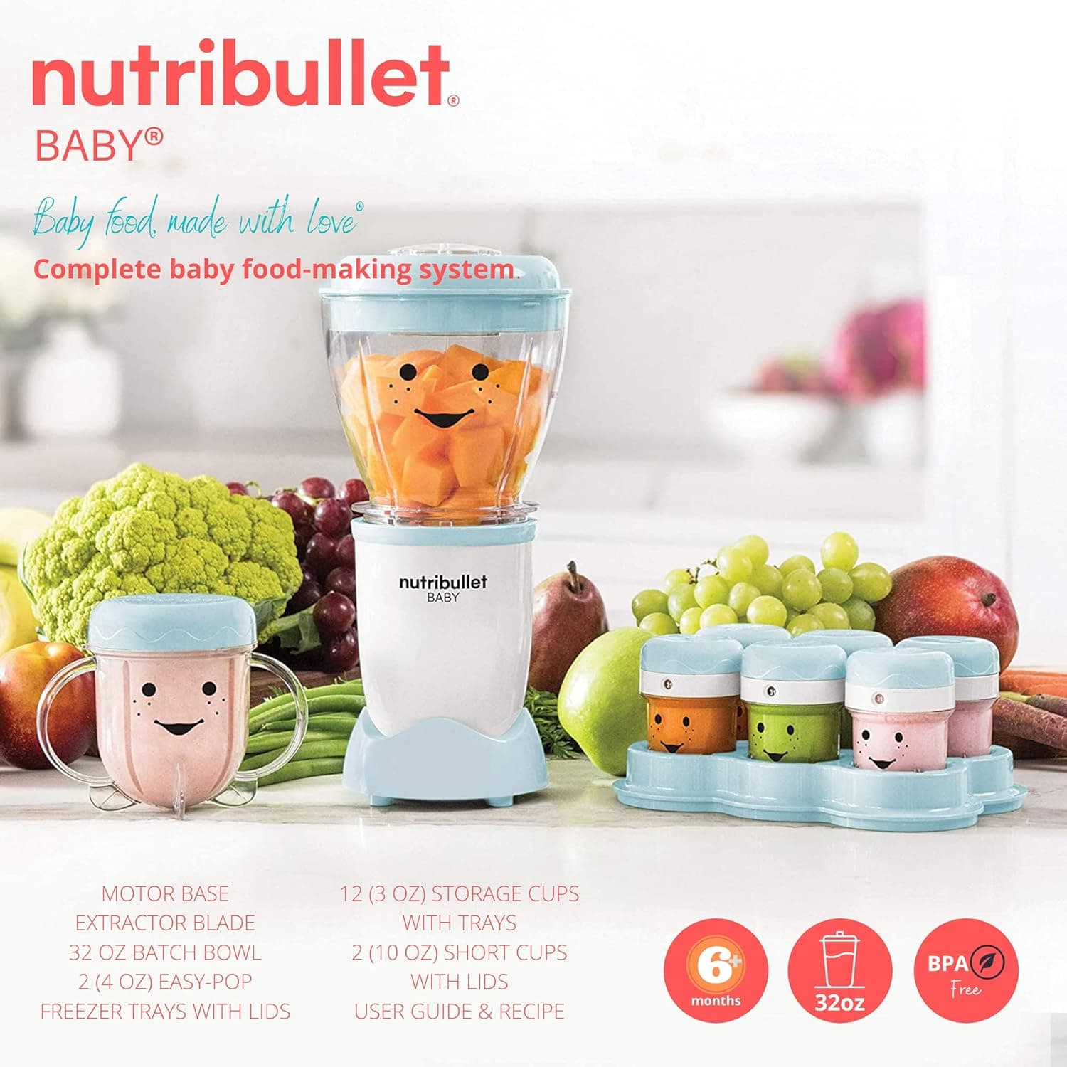 Nutribullet Baby - O sistema completo de preparação de alimentos para bebês - Imagem 3