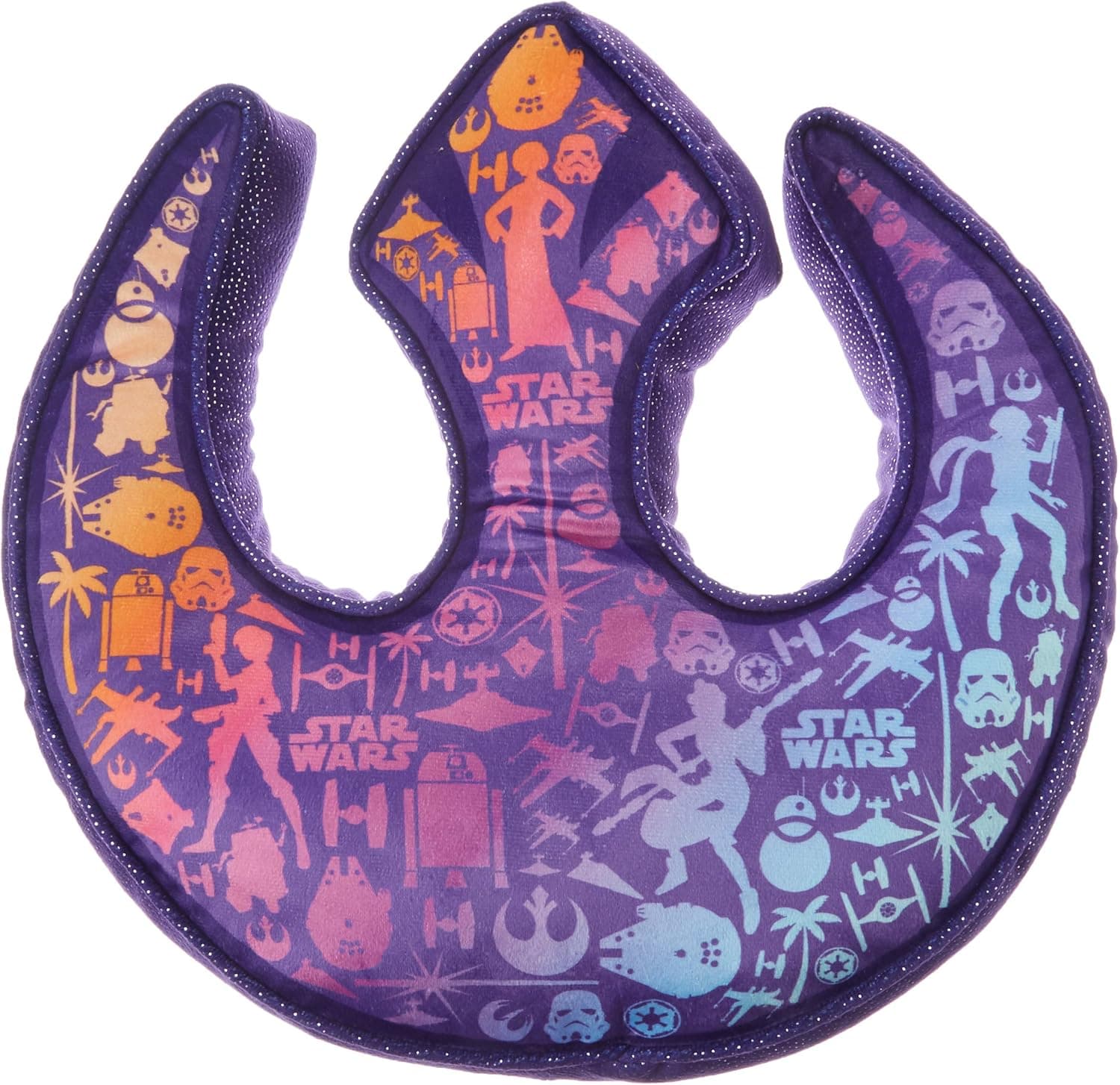 Jay Franco Travesseiro decorativo Forces of Destiny Star Wars, 1 unidade (pacote com 1), roxo