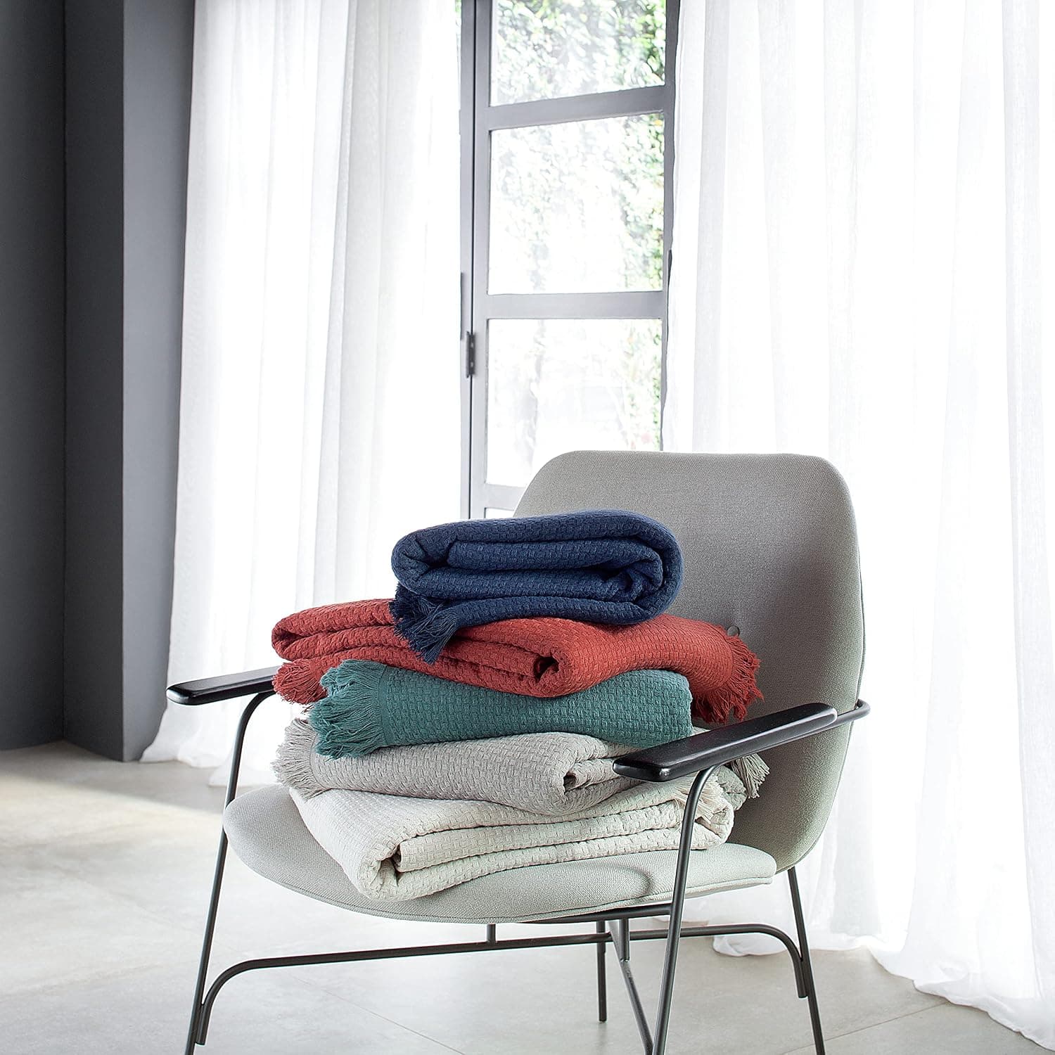 Buddemeyer Colcha King In Design 100% Algodão Bege - Imagem 4